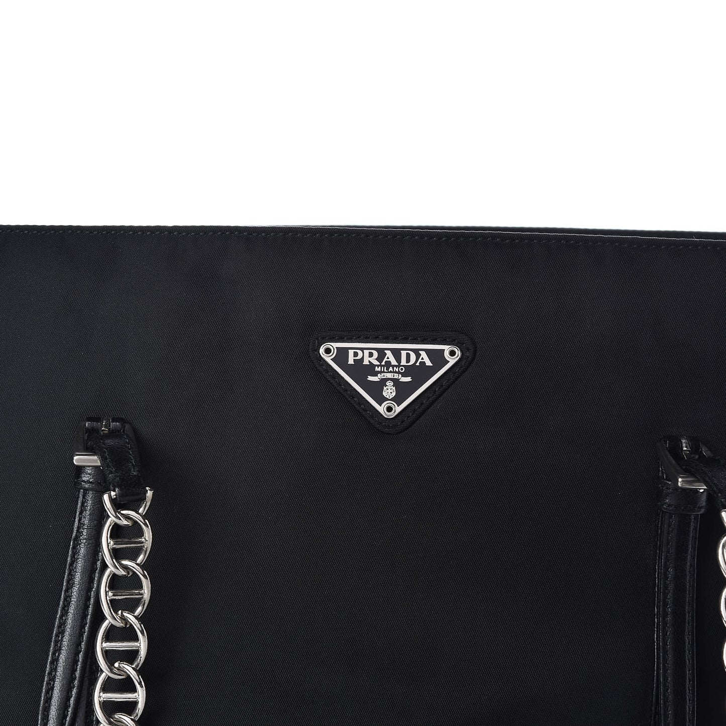Tessuto Nylon Shopping Tote Black
