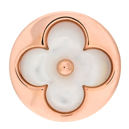 Louis Vuitton 18K Pink Gold Mother of Pearl Color Blossom Sun Stud Earring 1 of 4