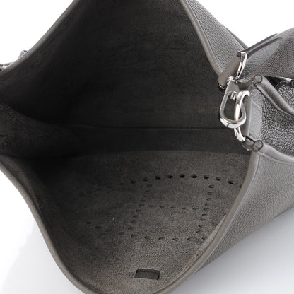 Hermes Taurillon Clemence Evelyne III GM Etain 5 of 8