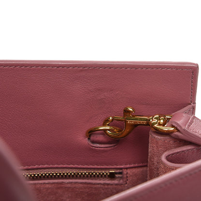 Saint Laurent Calfskin Small Sac De Jour Dark Rose 10 of 14