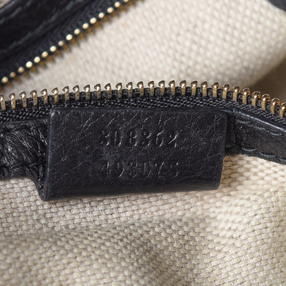 Gucci Cellarius Calfskin Small Soho Top Handle Satchel Black 9 of 10