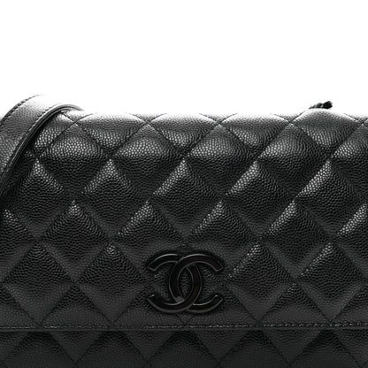 Chanel Caviar Quilted My Everything Wallet On Chain WOC Black 5 of 12