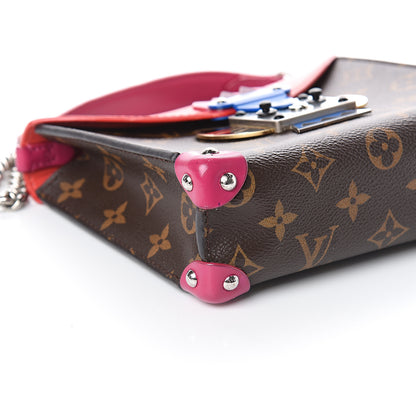 Louis Vuitton Monogram Tribal Mask Pochette PM Rouge 7 of 12