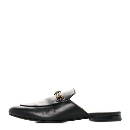 Gucci Calfskin Womens Princetown Slippers 39.5 Black 1 of 9