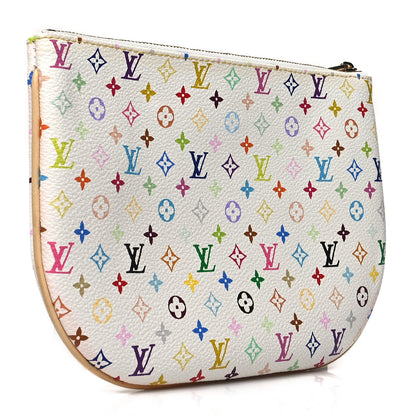 Louis Vuitton Monogram Multicolor Pochette Plate GM White 3 of 10