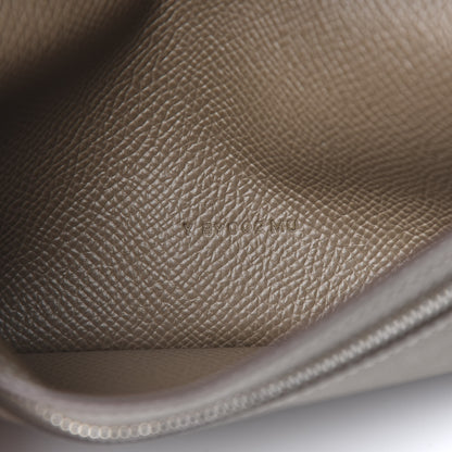 Hermes Epsom Bearn Gusset Wallet Etoupe 7 of 8