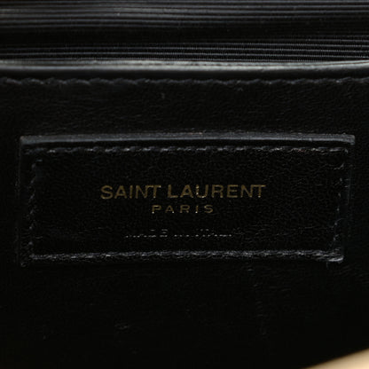 Saint Laurent Grain De Poudre Medium Monogram Kate Satchel Nude Powder 7 of 13