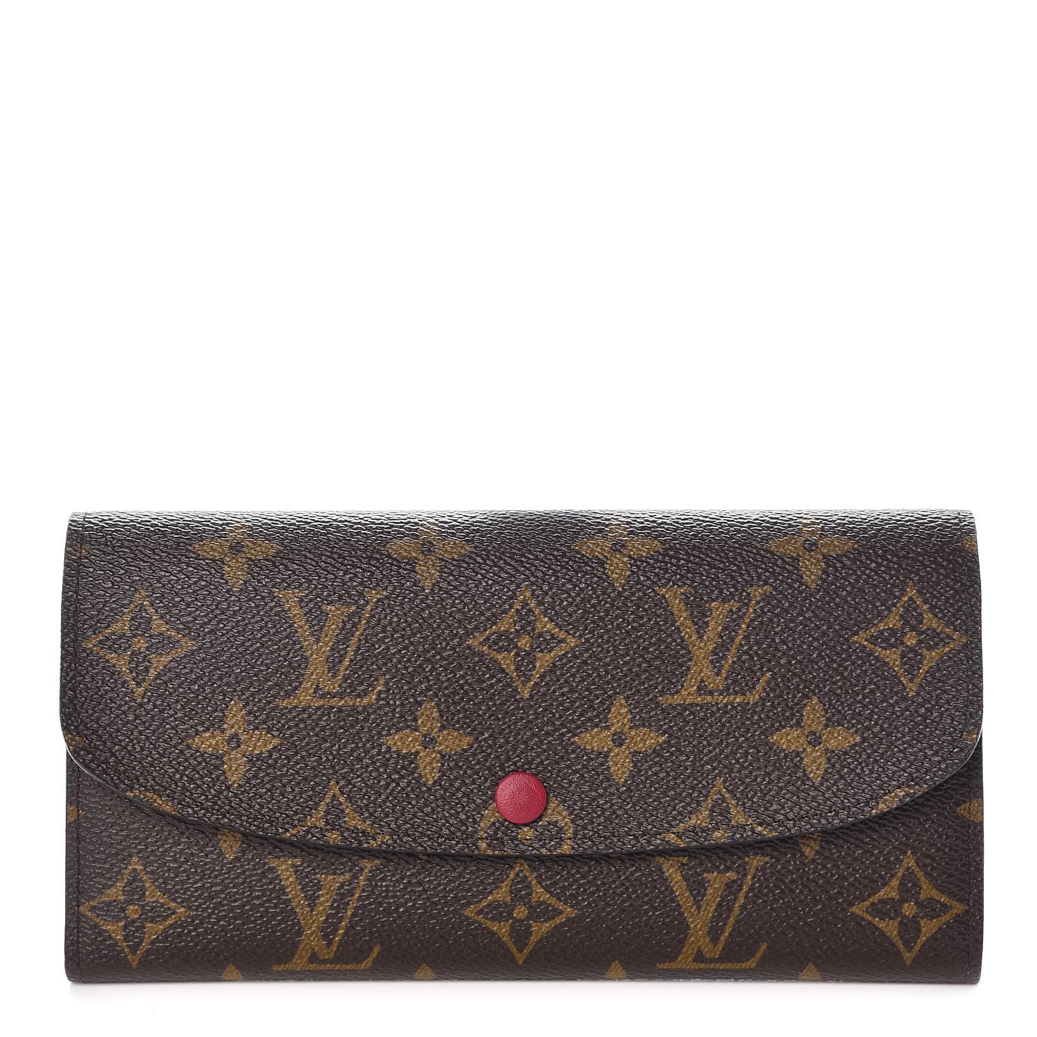Louis Vuitton Monogram Emilie Wallet Fuchsia 1 of 8
