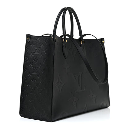 Louis Vuitton Empreinte Monogram Giant Onthego GM Black 2 of 9