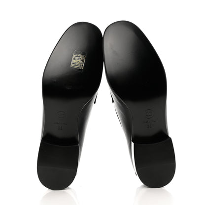 Chanel Lambskin Quilted Boy Loafers 38 Black 5 of 12