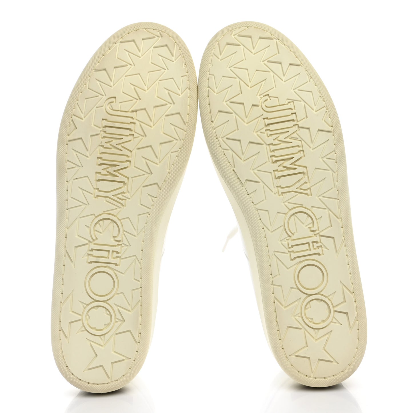Calfskin Bells Lace Up Sneakers 40 White Natural