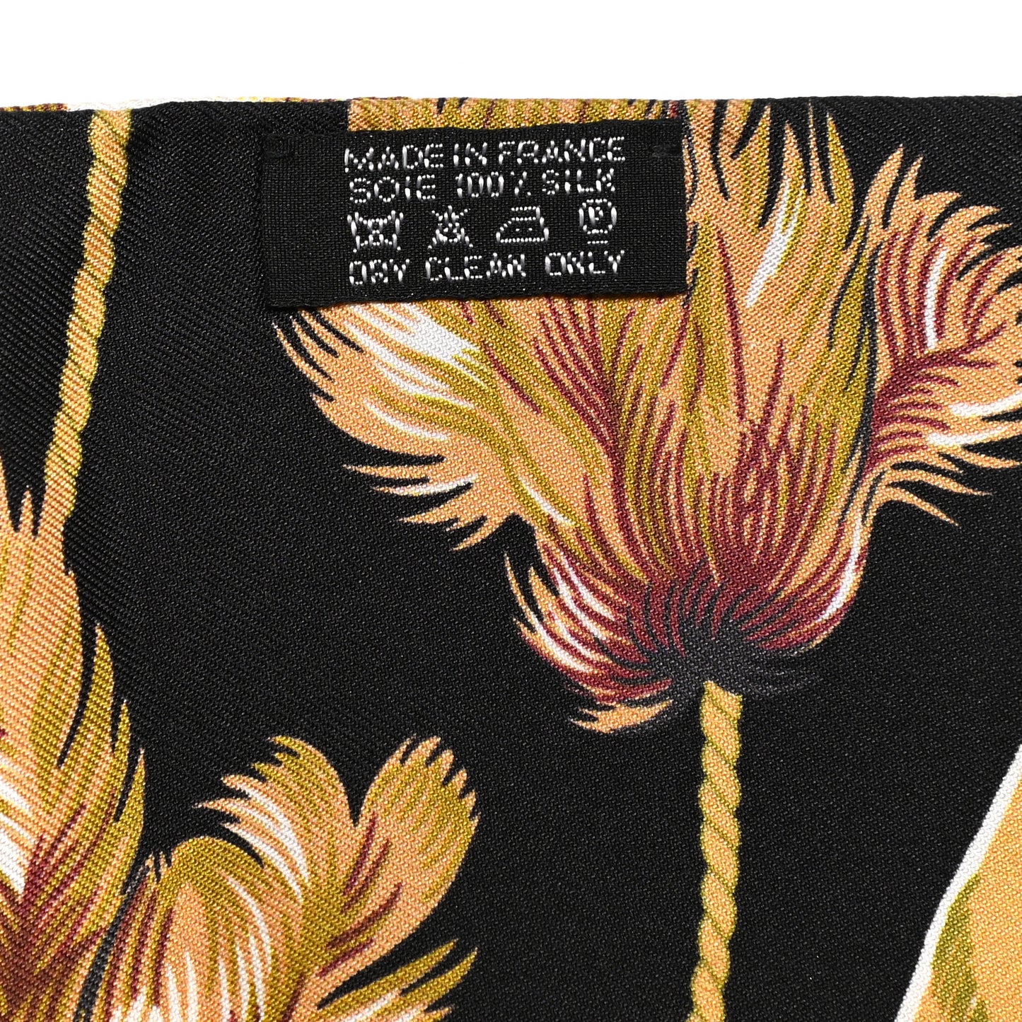 Silk Brazil Maxi Twilly Black Kaki Vieil