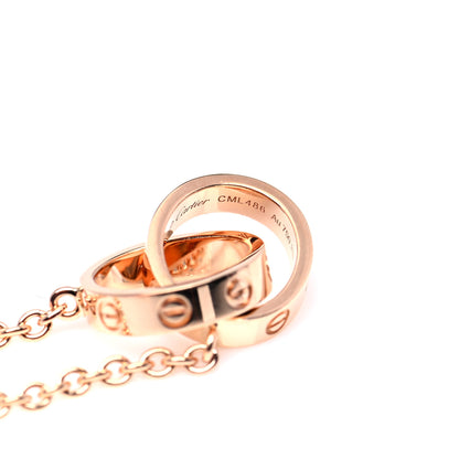 Cartier 18K Pink Gold Interlocking LOVE Bracelet 6 of 6