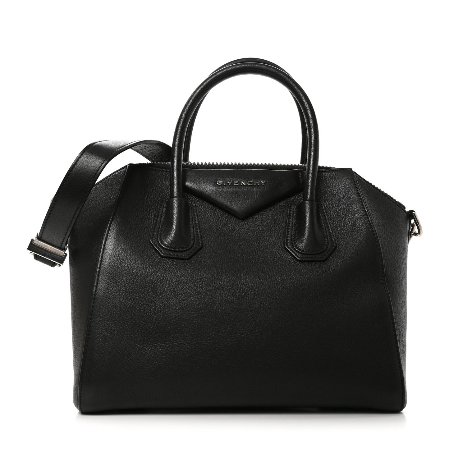 Sugar Goatskin Small Antigona Black