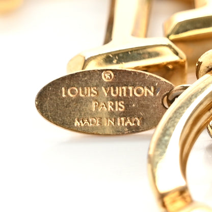 Louis Vuitton LV Facettes Bag Charm Key Holder Gold 3 of 7