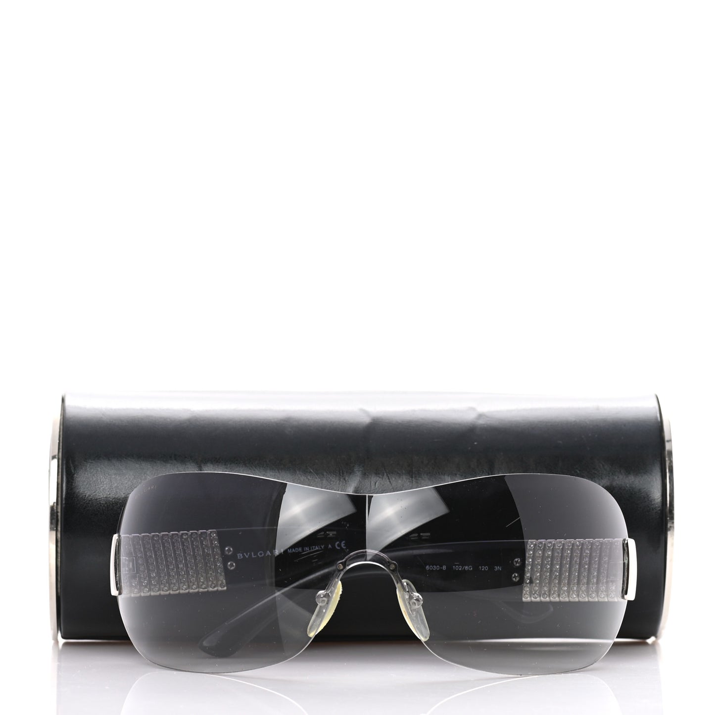 BVLGARI Crystal Sunglasses 6030-B Black