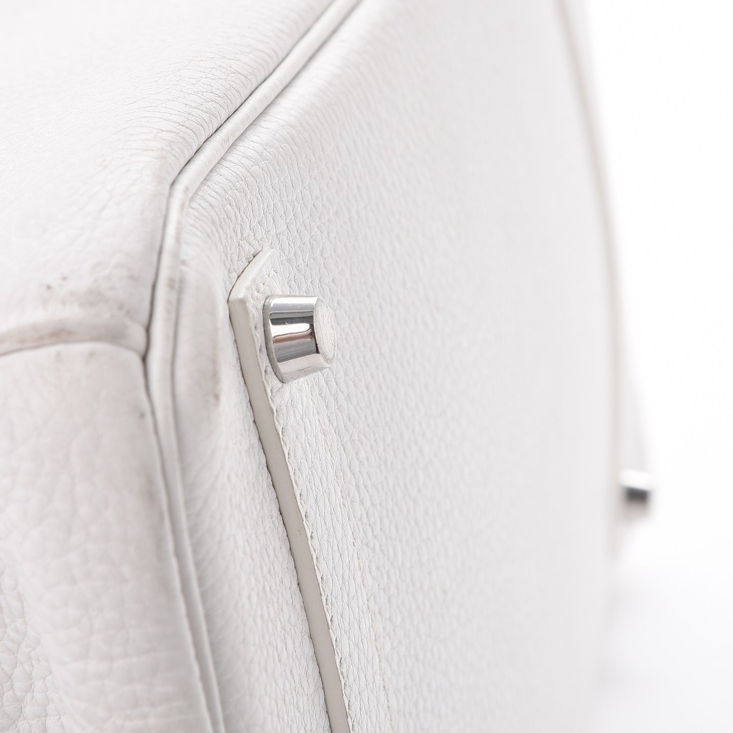 Taurillon Clemence Birkin 35 White