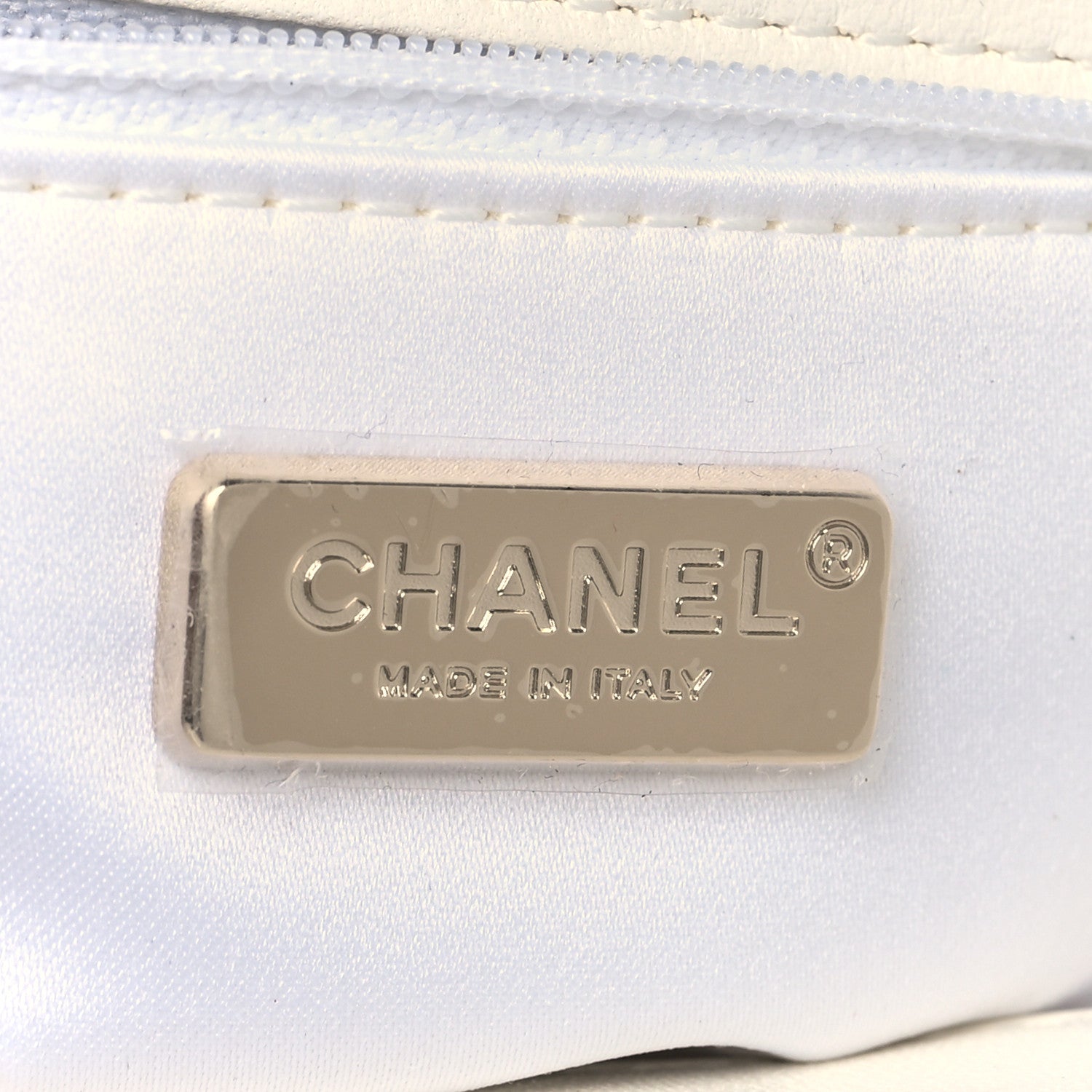 Chanel Sequin Mini Rectangular Flap White 6 of 10