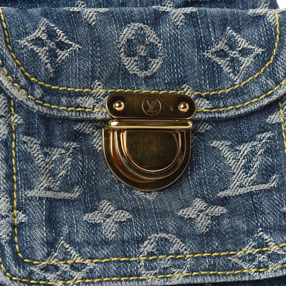 Louis Vuitton Denim Baggy GM Blue 15 of 15