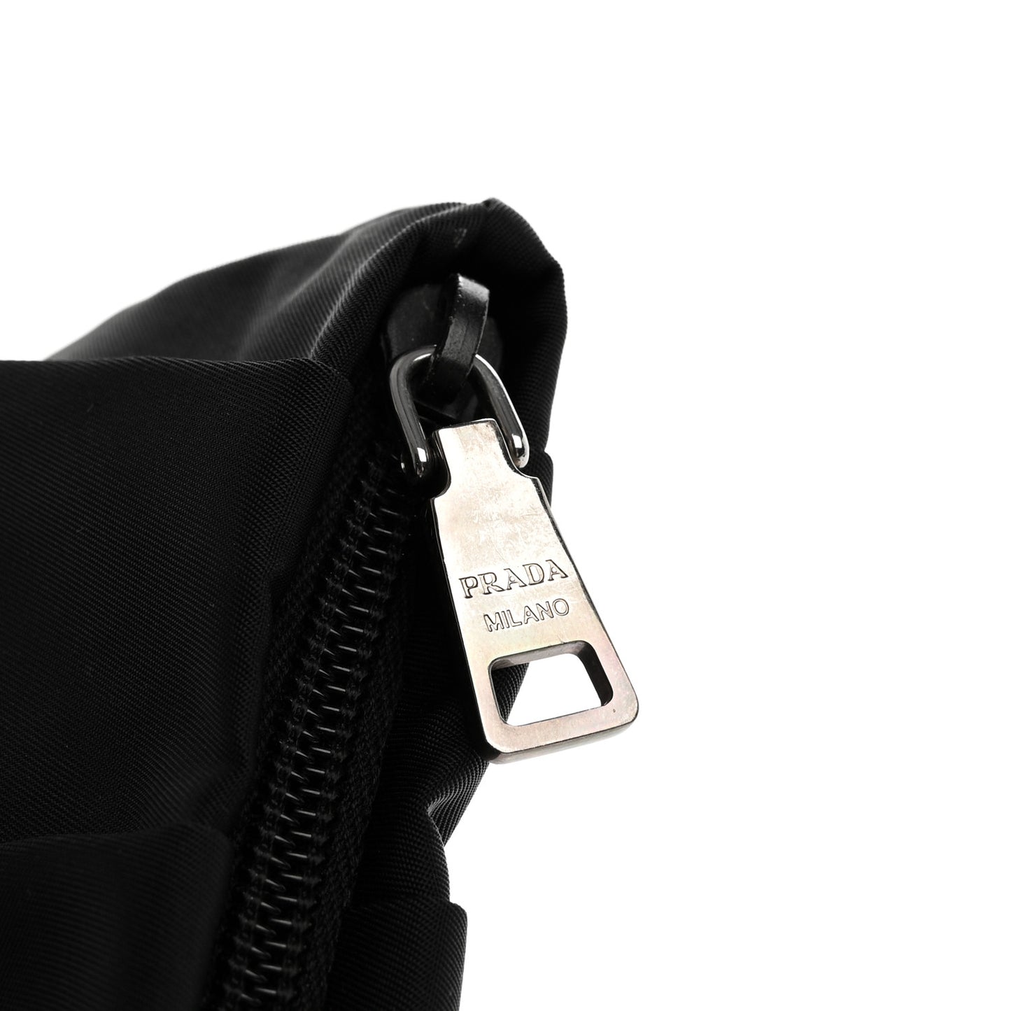Tessuto Nylon Wristlet Clutch Black