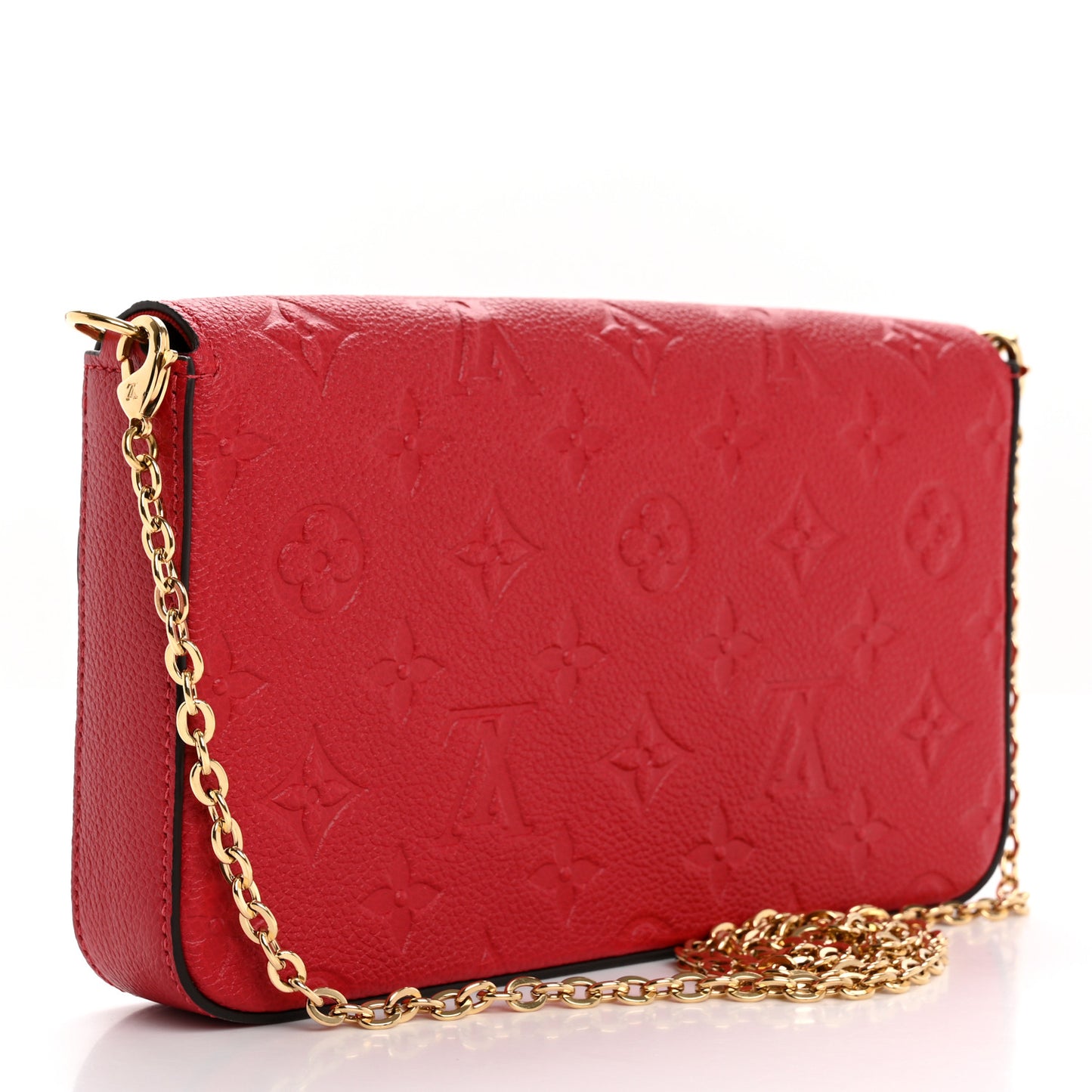 Empreinte Pochette Felicie Chain Wallet Scarlet