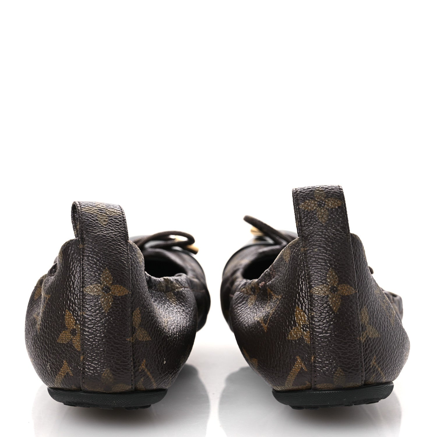Louis Vuitton Monogram Flirty Ballerina Flats 37 Black 6 of 16