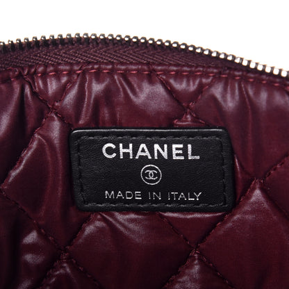 Chanel Nylon Quilted Medium Cosmetic Case Black 6 of 9