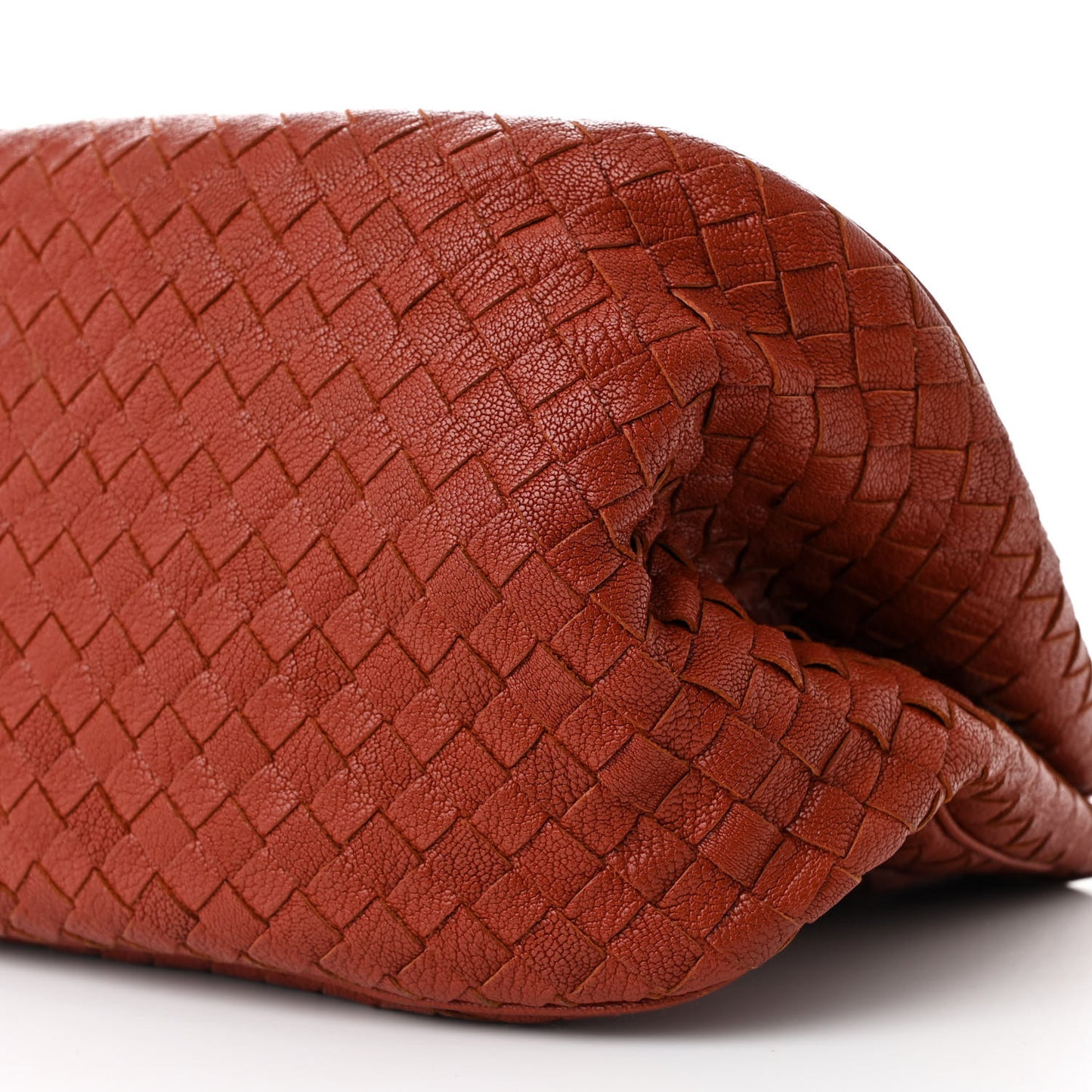 Nappa Intrecciato Woven Tote Terracota