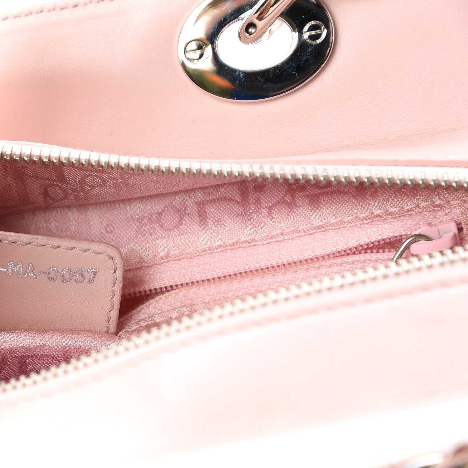 Christian Dior Lambskin Cannage Soft Lady Dior Satchel Light Pink 9 of 10