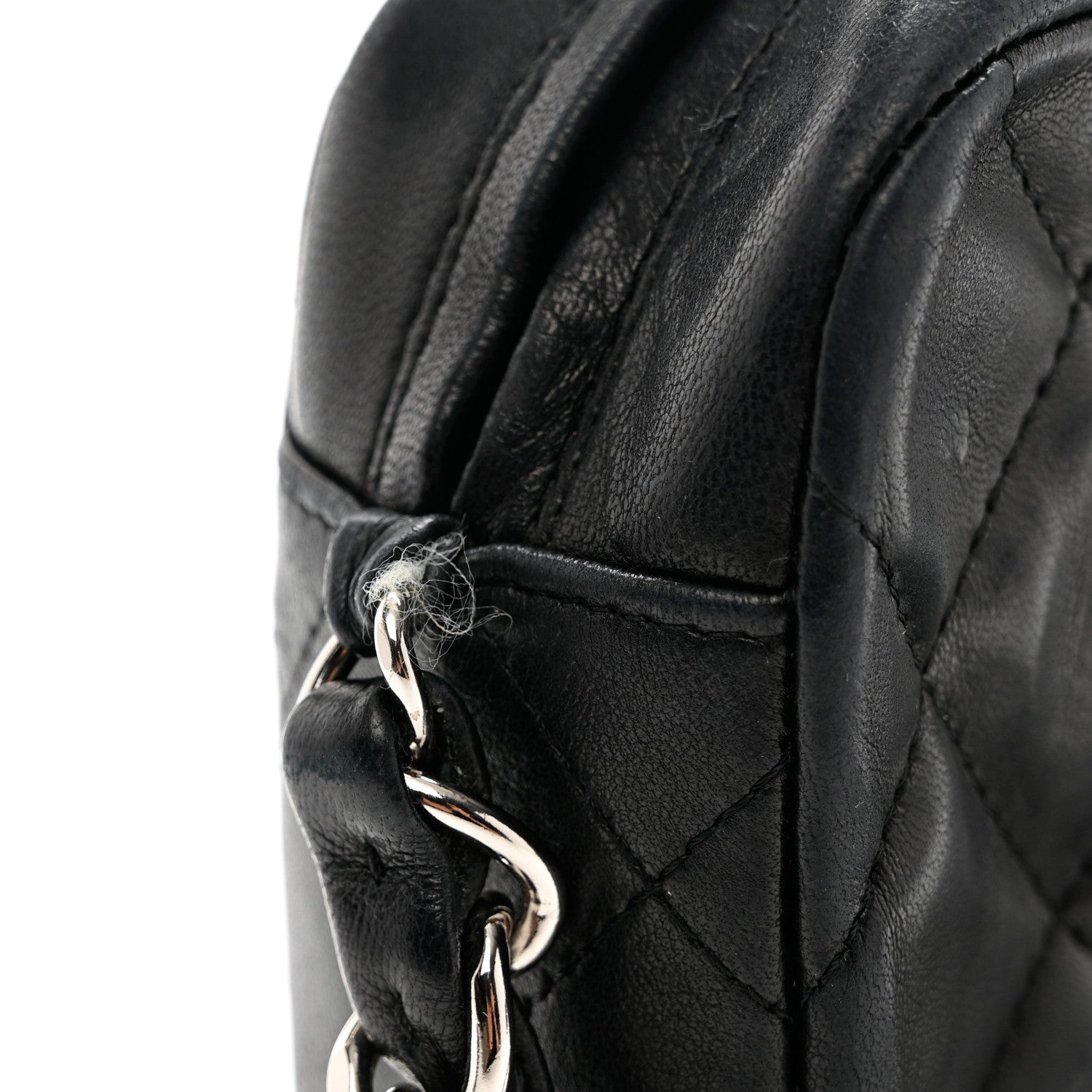 Chanel Lambskin Quilted Small Timeless Camera Case Black 7 of 9