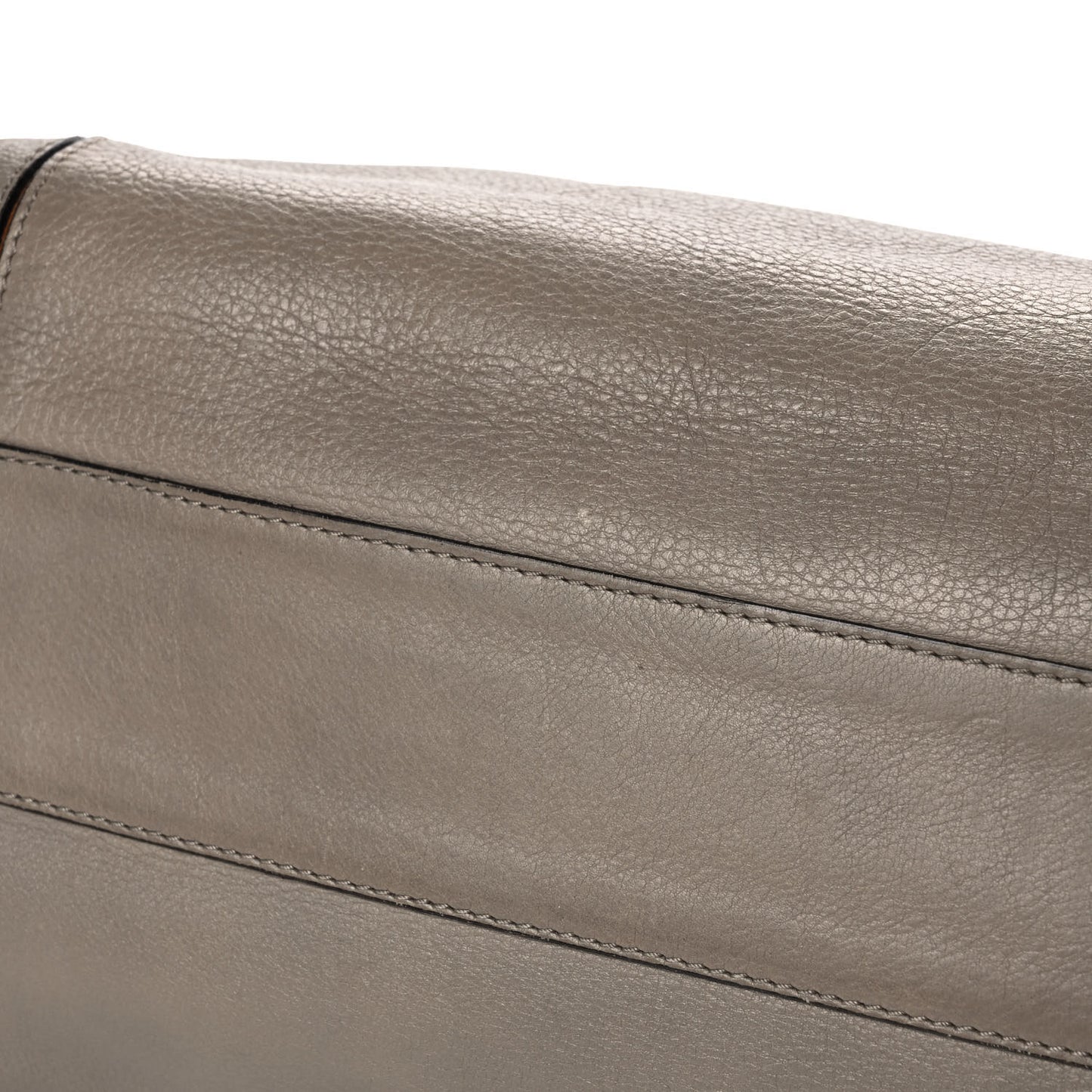 Smooth Calfskin Small Milo Shopping Tote Motty Grey