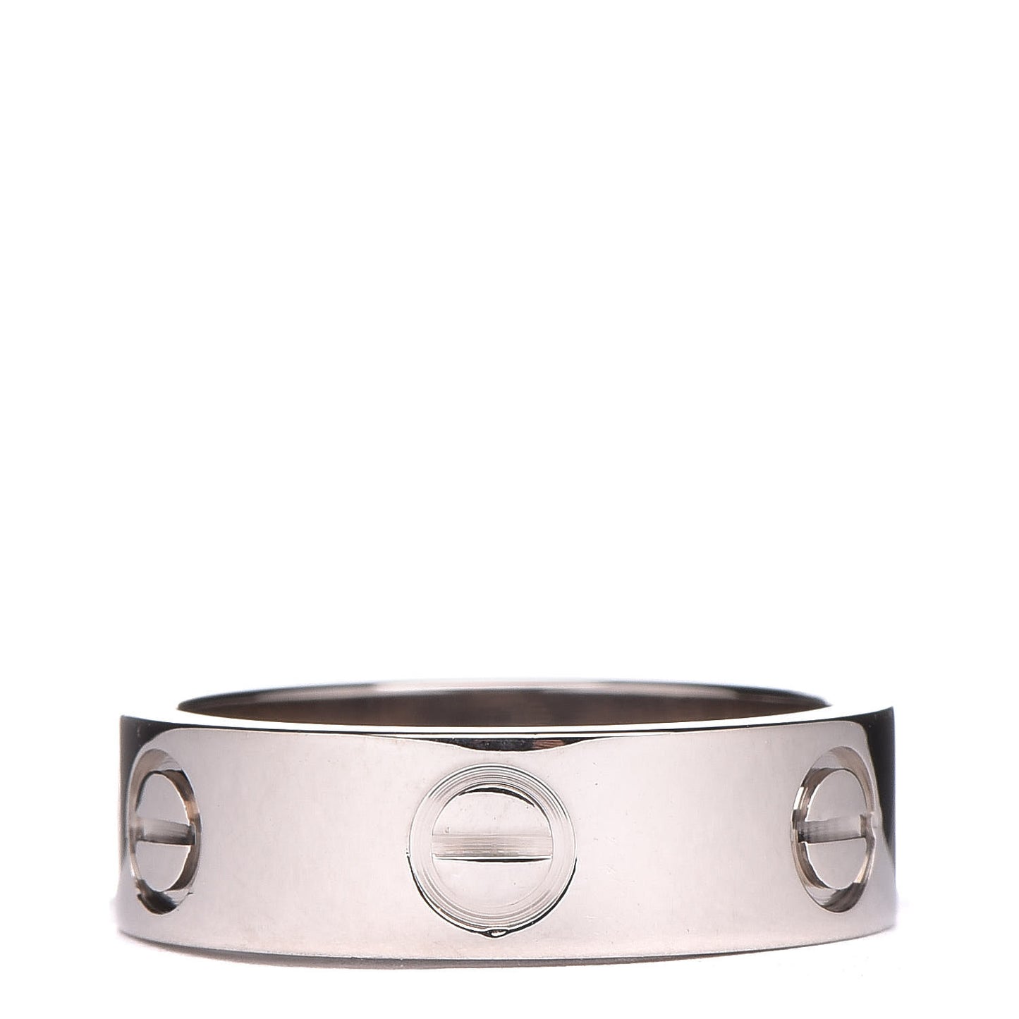 18K White Gold 5.5mm LOVE Ring 50 5.25
