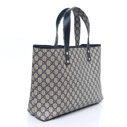 Gucci GG Plus Monogram Medium Signature Web Loop Tote Navy 3 of 11