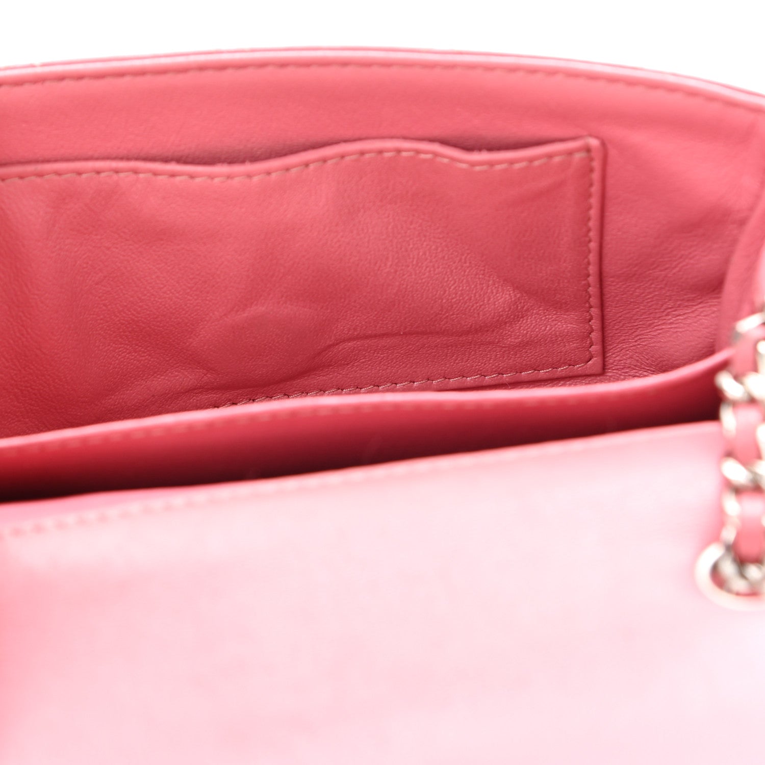 Chanel Lambskin Quilted Extra Mini Rectangular Flap Pink 10 of 13