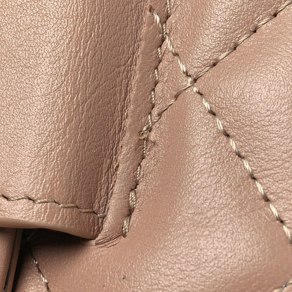 Chanel Calfskin Quilted Logo Flap Case Beige 12 of 15
