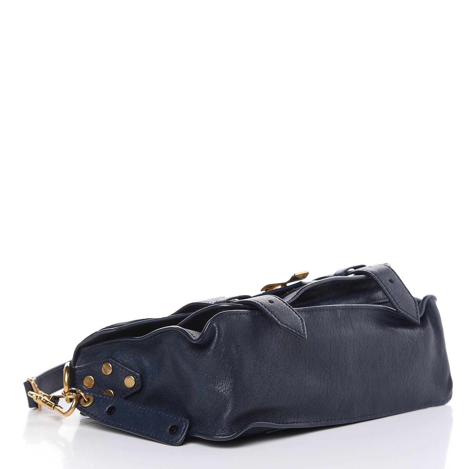 Proenza Schouler Lambskin Tiny PS1 Satchel Midnight 4 of 9