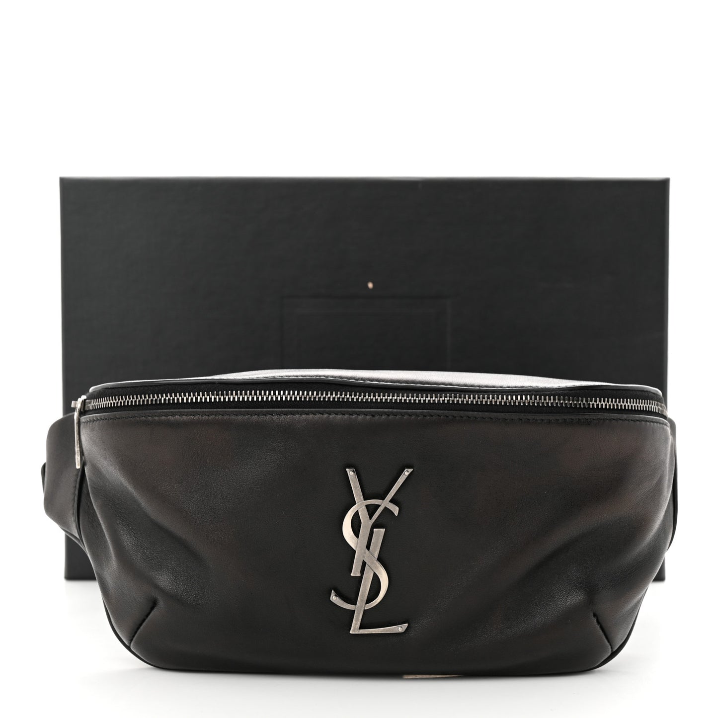 Calfskin Monogram Belt Bag Black