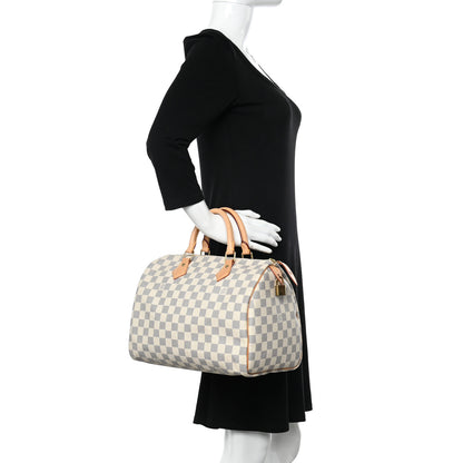 Louis Vuitton Damier Azur Speedy 30 2 of 11