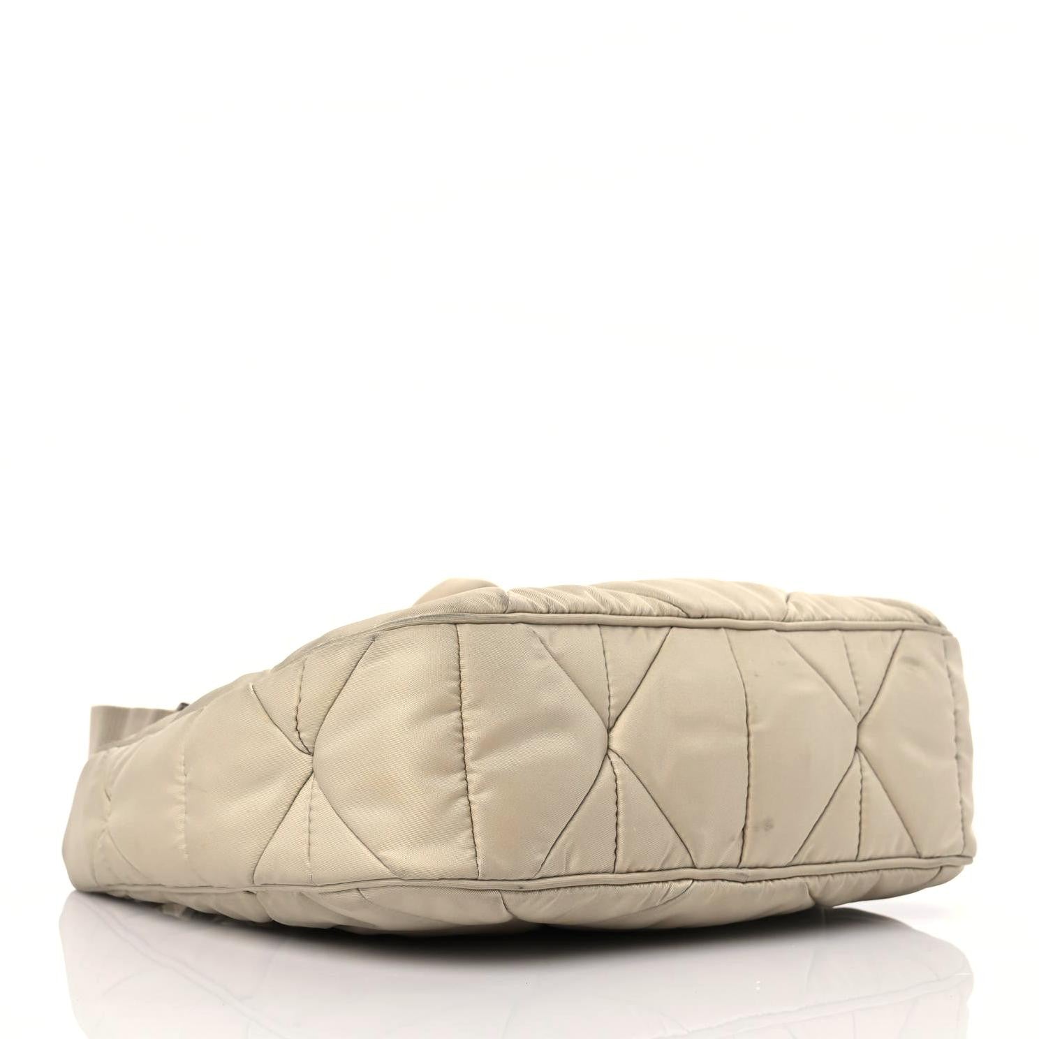 Prada Re-Nylon Triangle Quilted Padded Patchwork System Shoulder Bag Deserto 4 of 12