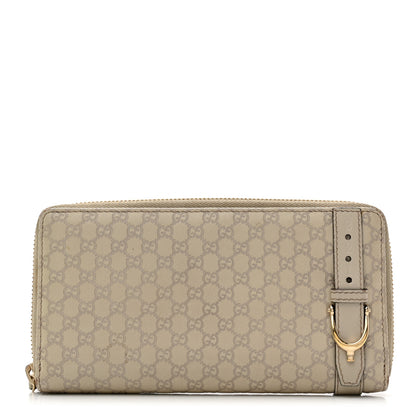 Gucci Microguccissima Nice Zip Around Wallet Off White 1 of 12