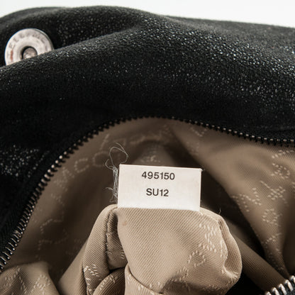 Stella McCartney Shaggy Deer Big Falabella Tote Black 8 of 8