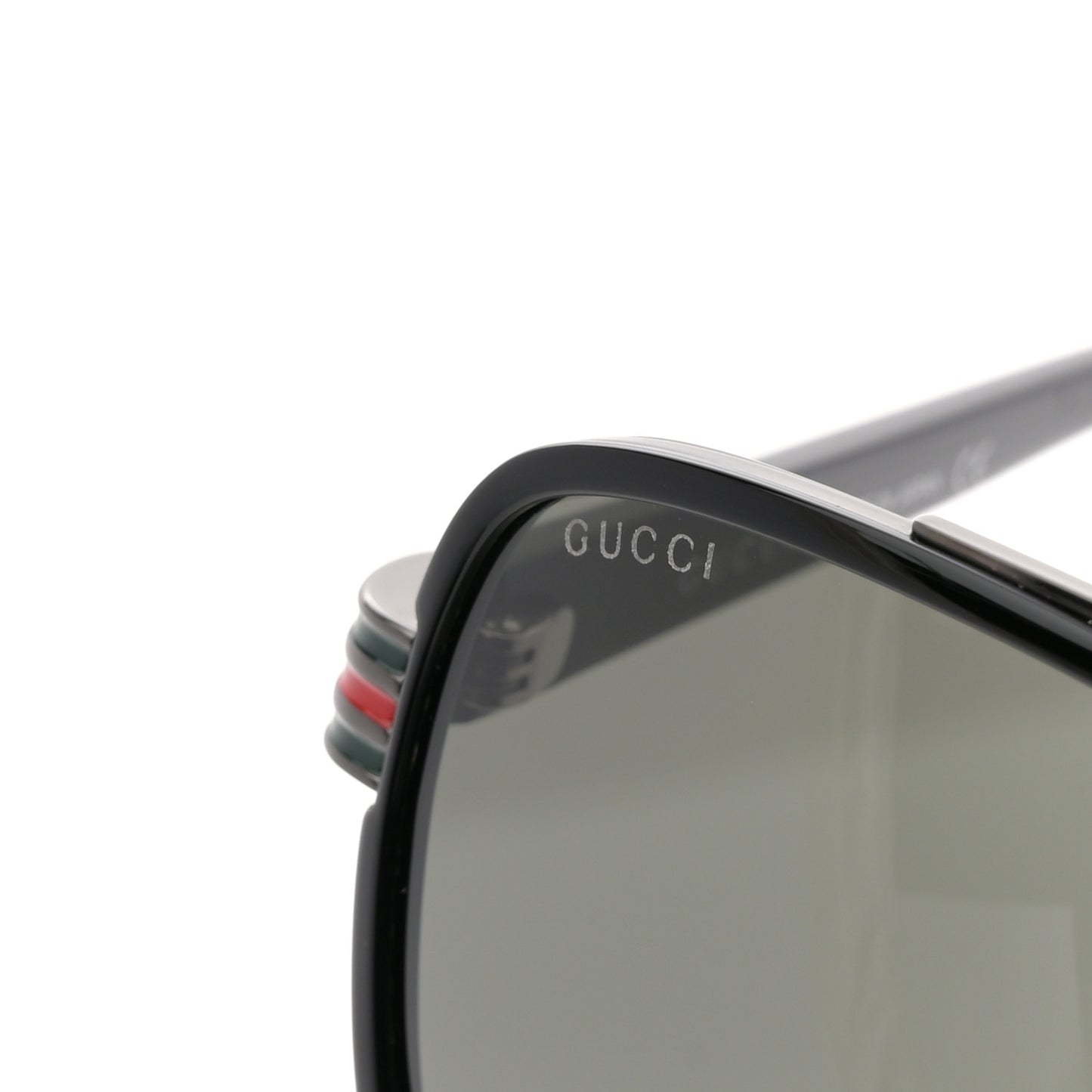 Acetate Aviator Sunglasses GG0448S Black
