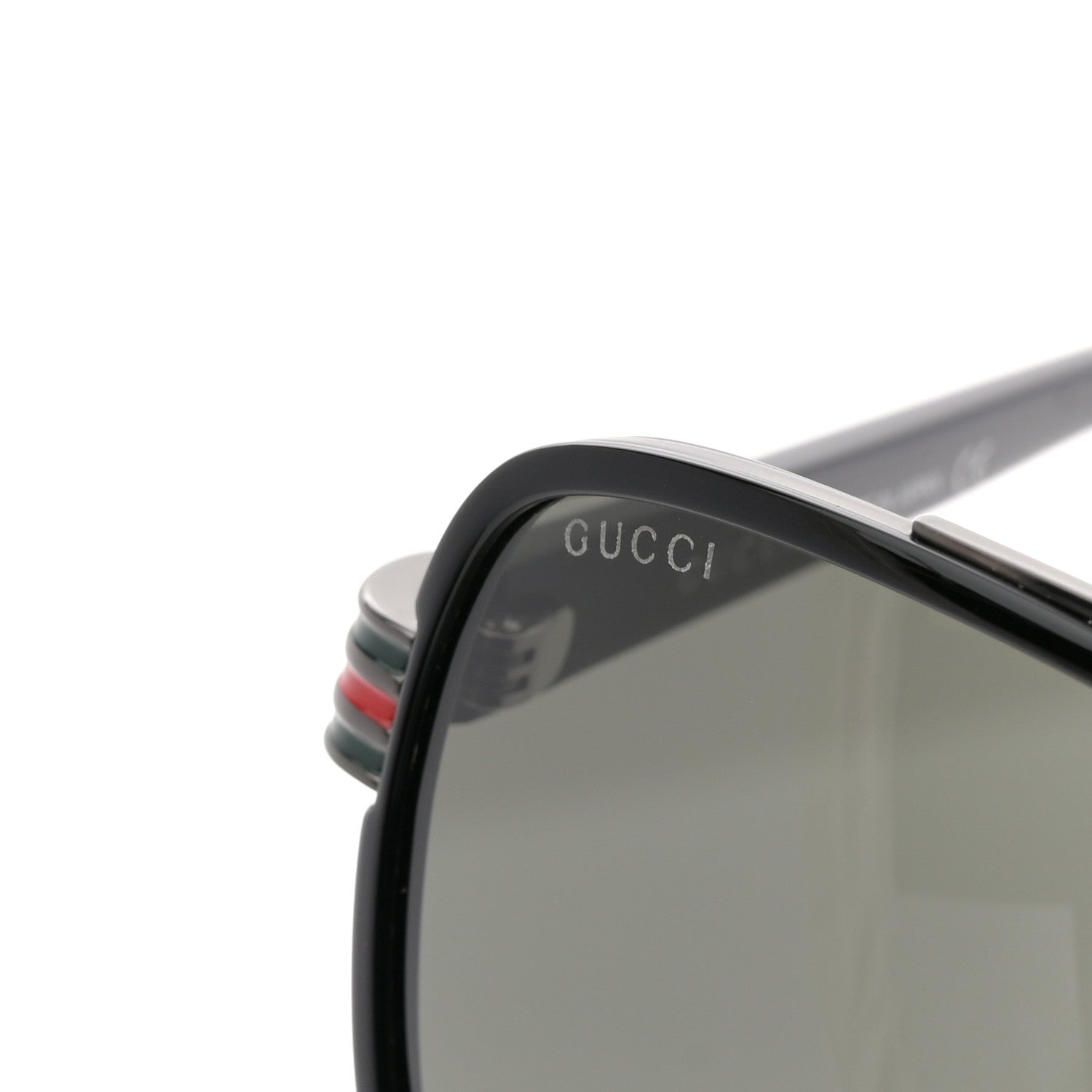 Gucci Acetate Aviator Sunglasses GG0448S Black 7 of 8