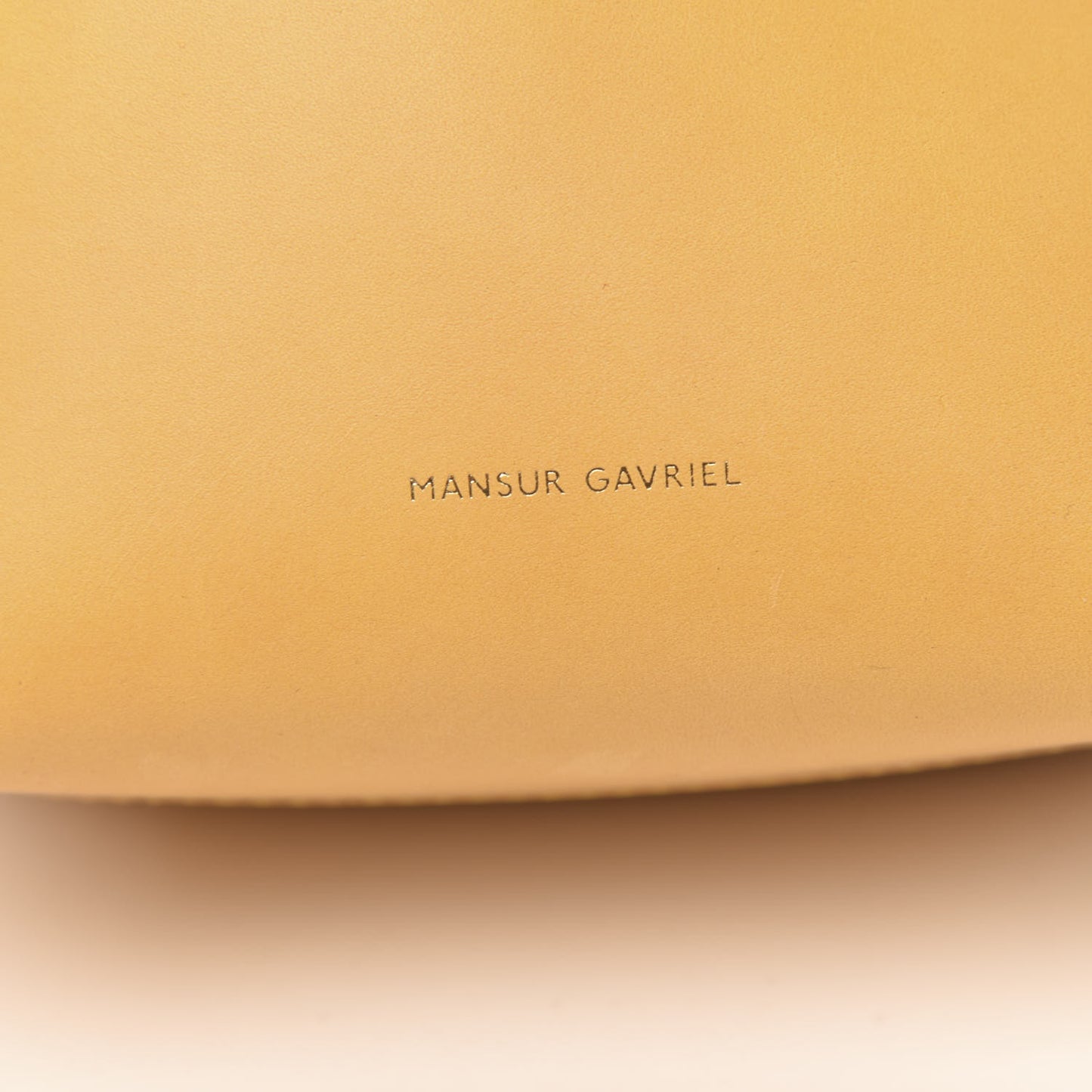 Calfskin Mini Bucket Bag Sun