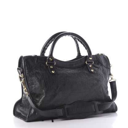 Balenciaga Agneau Classic Gold Hardware City Black 3 of 9