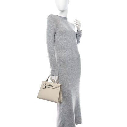 Hermes Epsom Kelly Sellier 25 Craie 2 of 12