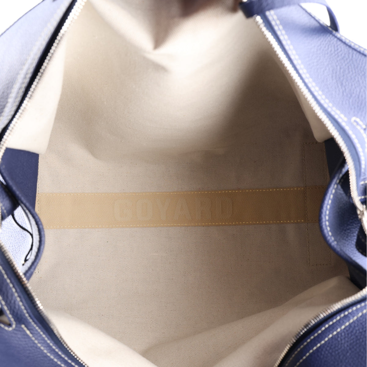 Goyard Goyardine Sac Hardy Pet Carrier PM Navy 9 of 12
