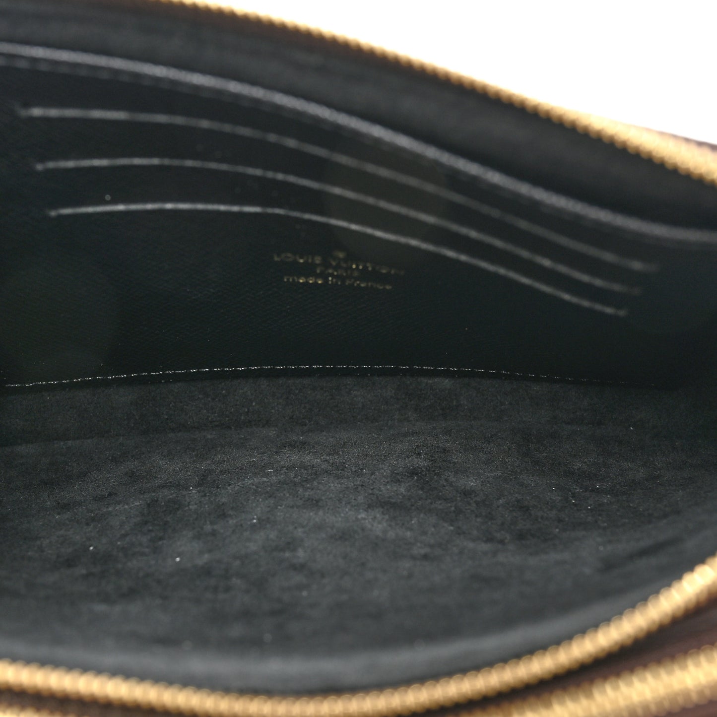 Reverse Monogram Giant Double Zip Pochette