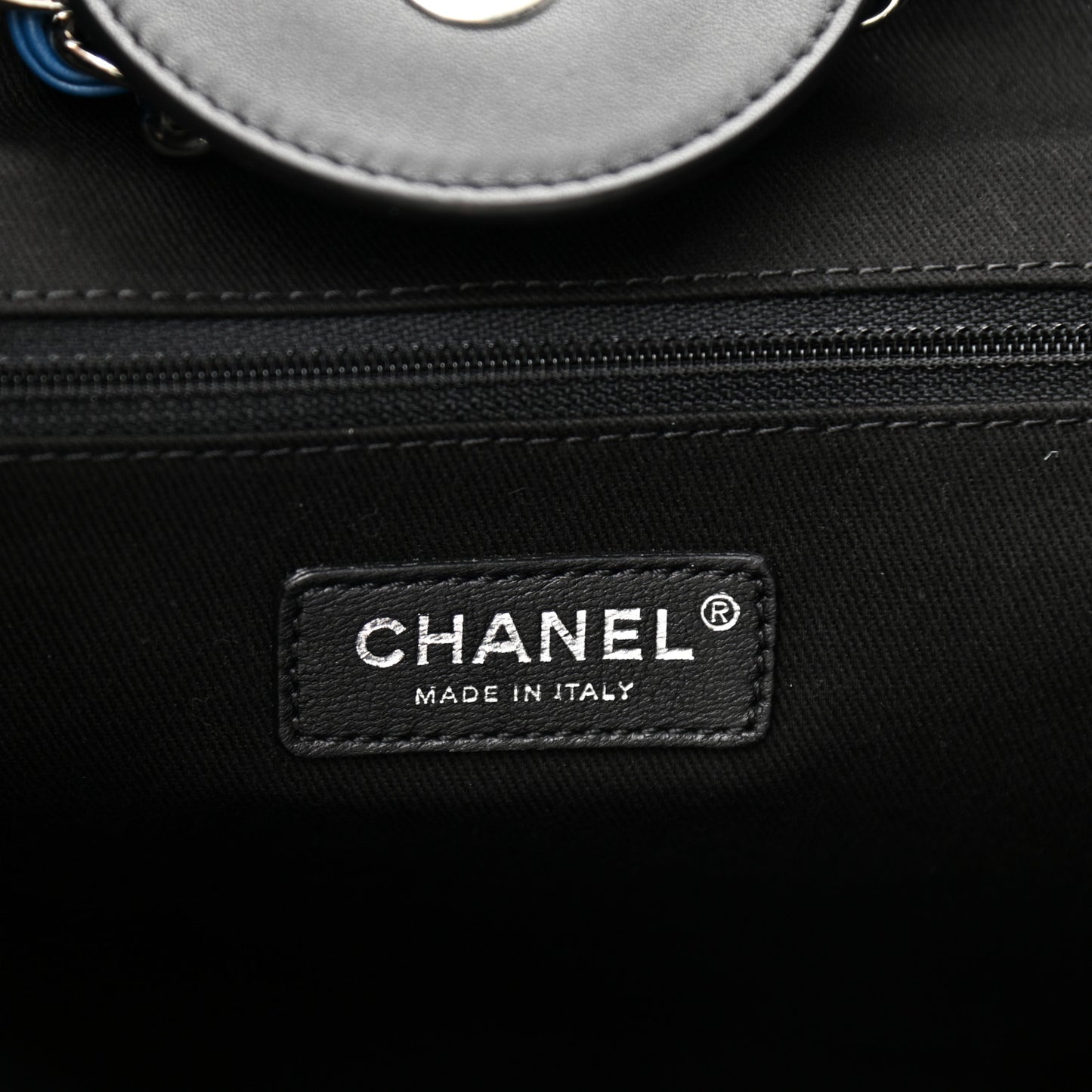 Shearling Large Deauville Tote Black