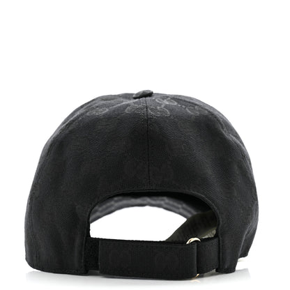 Gucci Monogram Textured Dollar Calfskin Zeno Baseball Hat M Black 6 of 11
